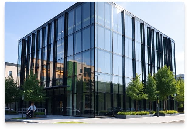 Modern office building